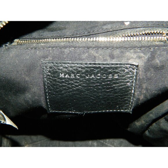 Marc Jacobs Black Leather Backpack Multi Zipper Shoulder Purse Soft Leather 8134 main image 8